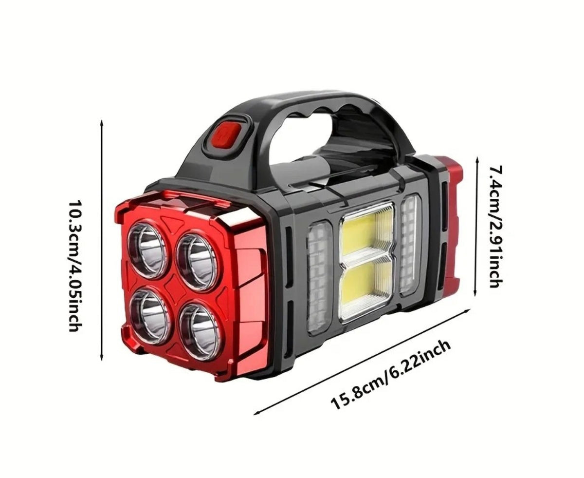 Medidas de la linterna LED solar: 15,8 x 10,3 x 7,4 cm